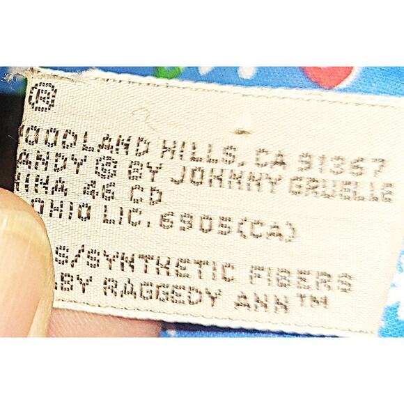 9 1/2" Vintage Crawling Baby Raggedy Ann By Johnny Gruelle For Applause EUC#1248 - Picture 8 of 11